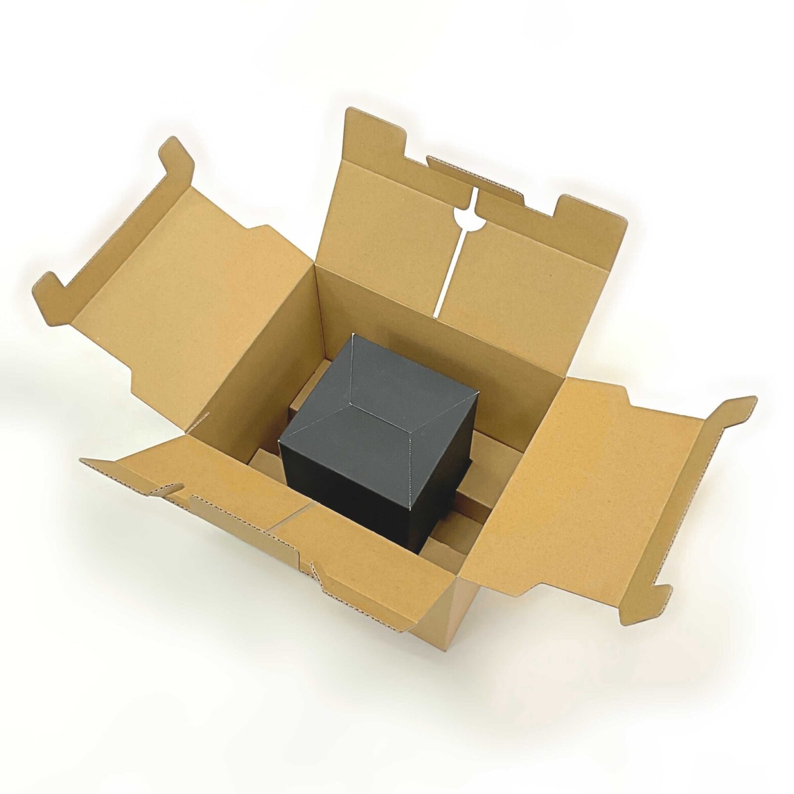 スピーカー用緩衝材付き梱包箱