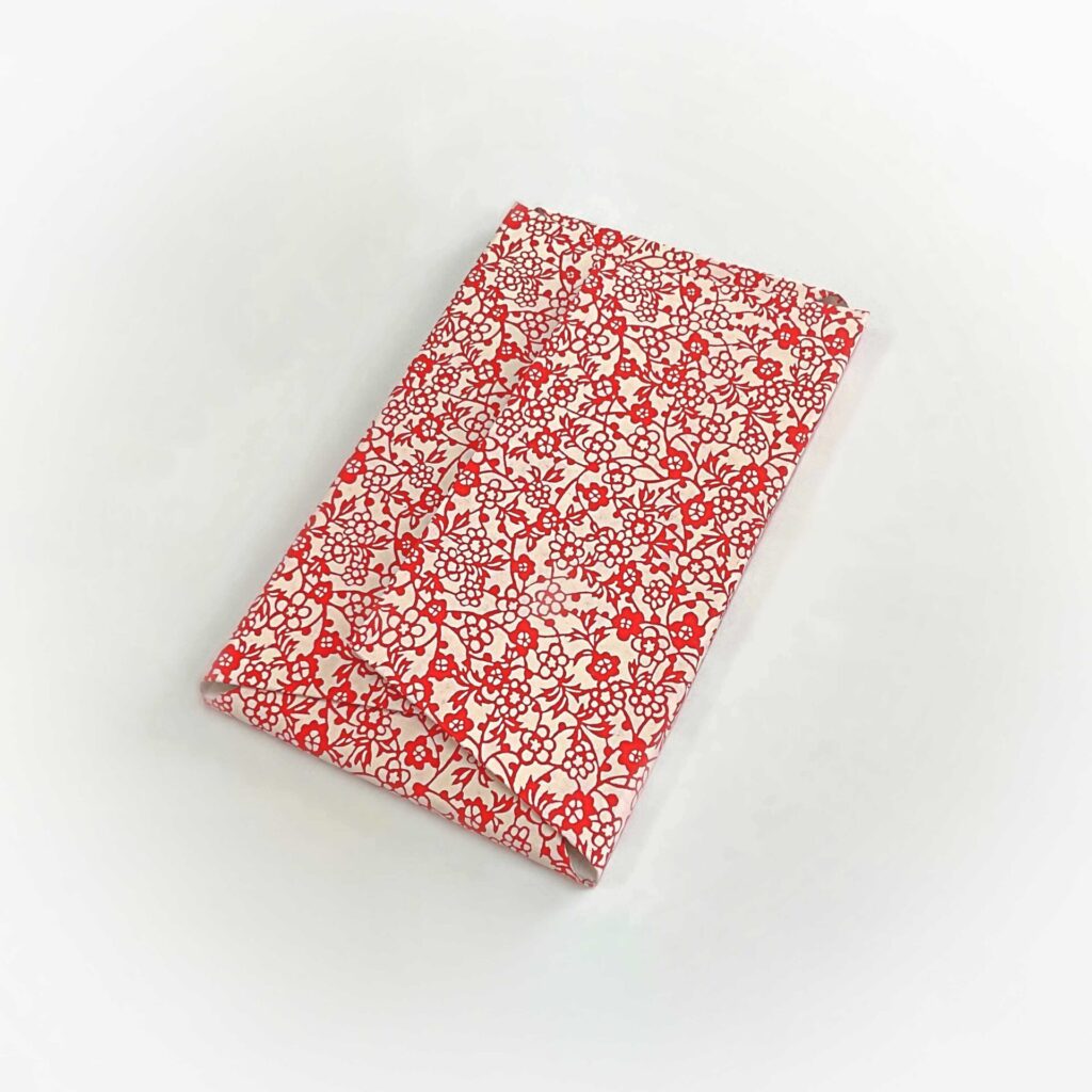 紙の貼り箱仕様で作った袱紗(ふくさ)
