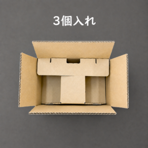大きさのことなる外箱でも、それぞれにあわせた井桁を用意する必要をない井桁代替梱包材